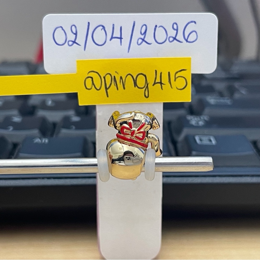 Pandora Shine Fortune Cat charm - Picture 6 of 15